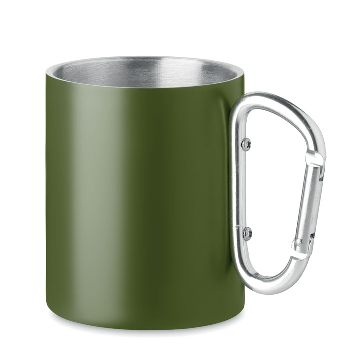 Mug camping publicitaire 300 ml TRUMBA Vert foncé